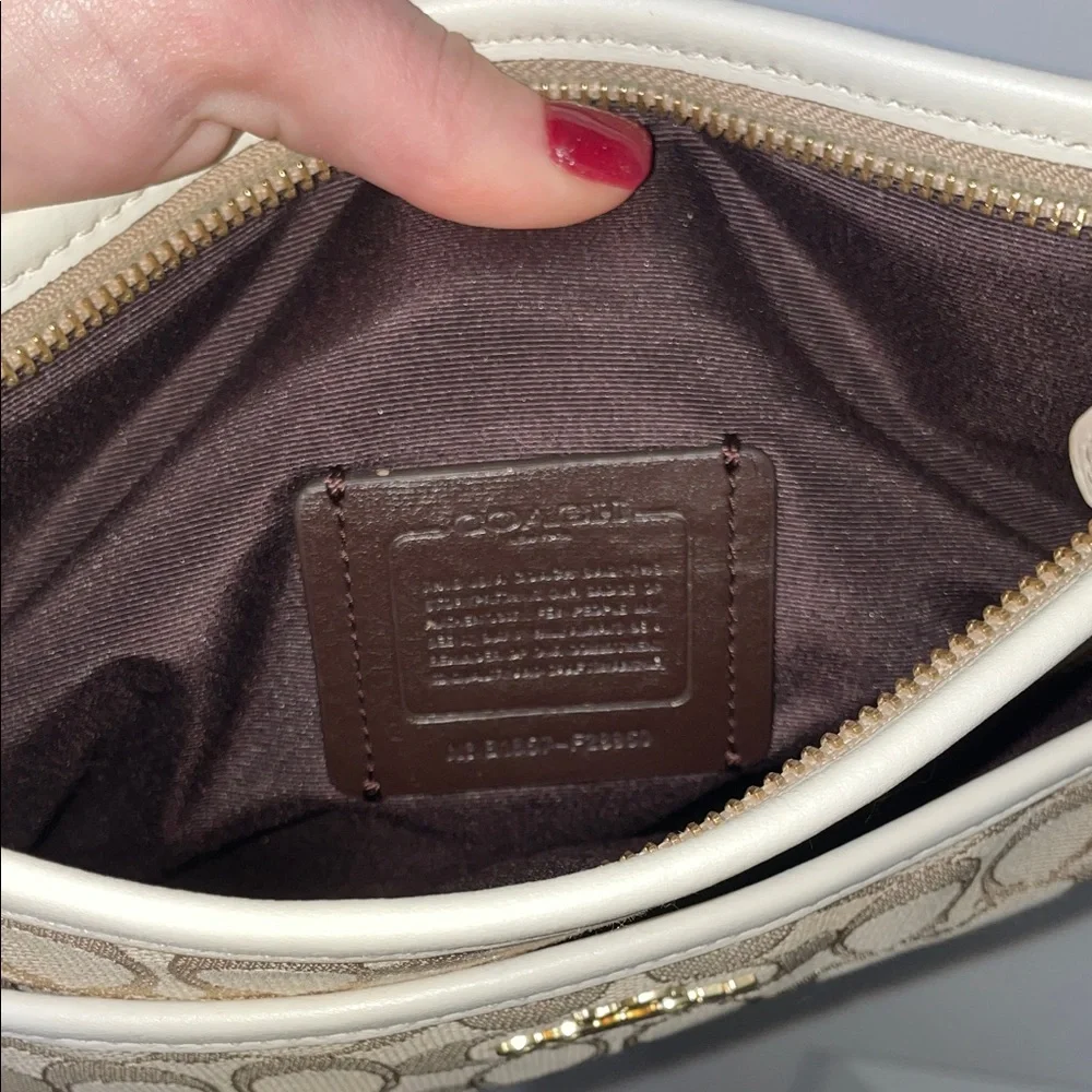 Coach Signature File Crossbody Bag